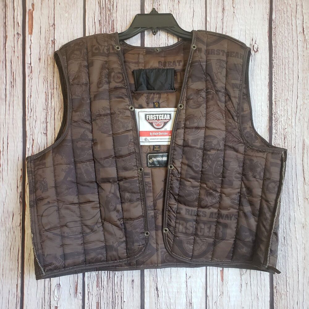 Firstgear Motorcycle Inner Lining Hein Gericke XL Women Thermoliner Brown Nylon